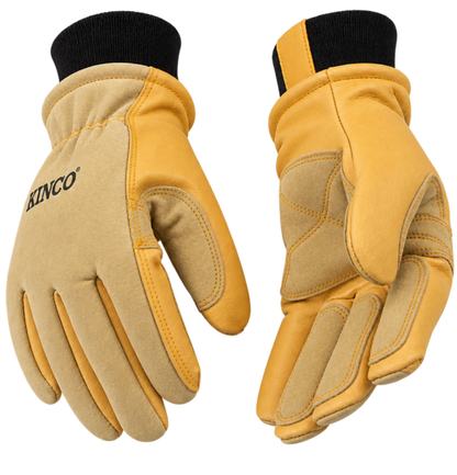 KINCO GLOVE WITH HEAVY-DUTY LEATHER & SUEDE