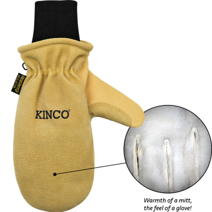 KINCO MITTEN WITH HEAVY-DUTY LEATHER & SUEDE