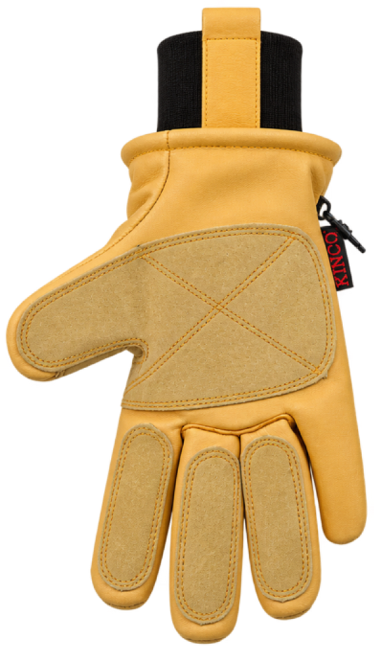 KINCO GLOVE WITH HEAVY-DUTY LEATHER & SUEDE